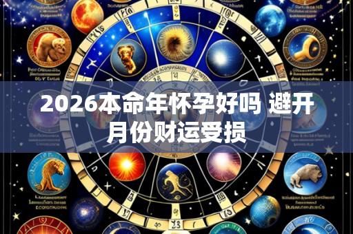 2026本命年怀孕好吗 避开月份财运受损