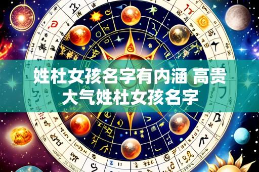 姓杜女孩名字有内涵 高贵大气姓杜女孩名字