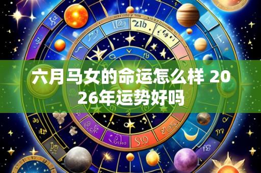 六月马女的命运怎么样 2026年运势好吗