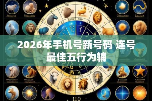 2026年手机号新号码 连号最佳五行为辅