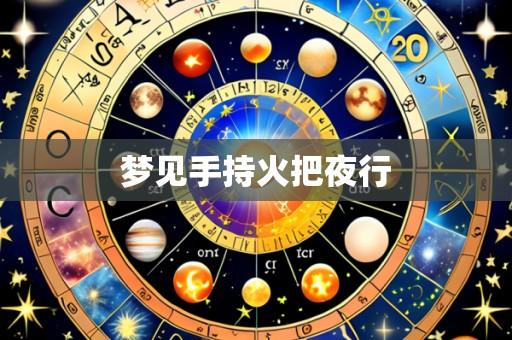 梦见手持火把夜行