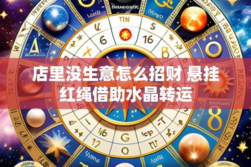 店里没生意怎么招财 悬挂红绳借助水晶转运