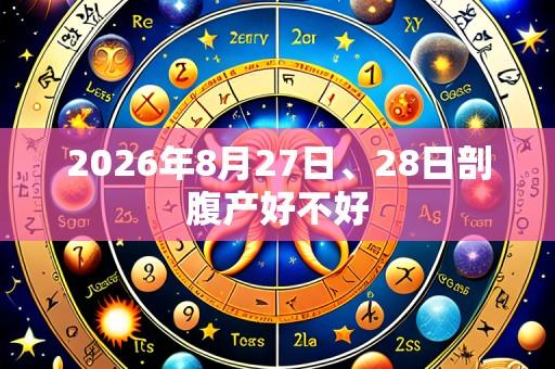 2026年8月27日、28日剖腹产好不好