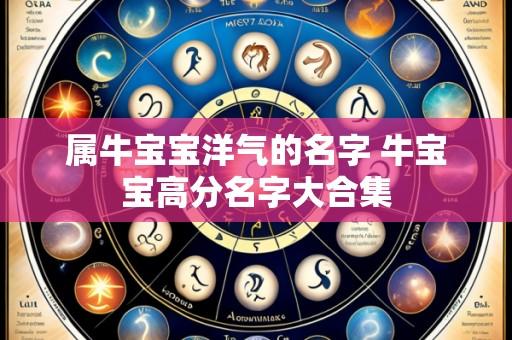 属牛宝宝洋气的名字 牛宝宝高分名字大合集