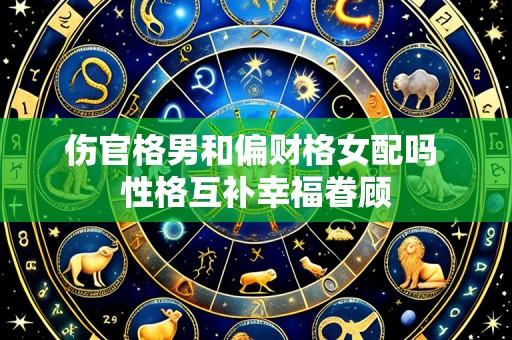 伤官格男和偏财格女配吗 性格互补幸福眷顾
