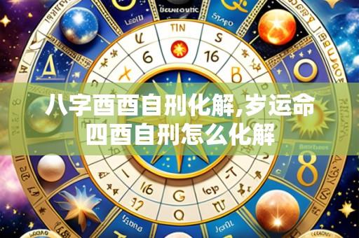 八字酉酉自刑化解,岁运命四酉自刑怎么化解