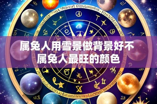 属兔人用雪景做背景好不 属兔人最旺的颜色