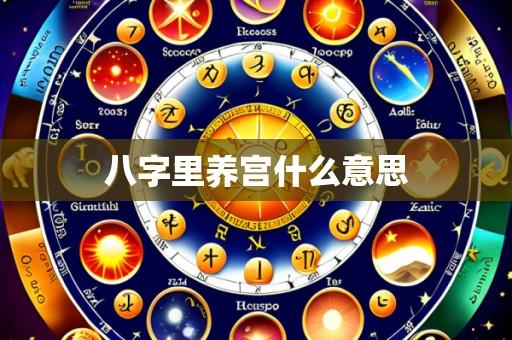 八字里养宫什么意思