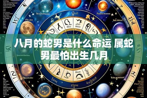 八月的蛇男是什么命运 属蛇男最怕出生几月