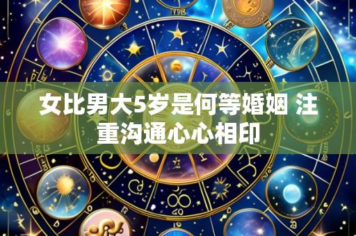 女比男大5岁是何等婚姻 注重沟通心心相印