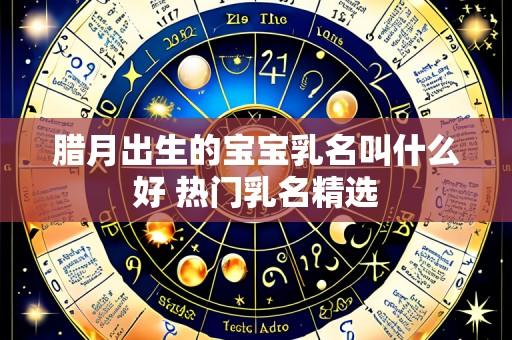 腊月出生的宝宝乳名叫什么好 热门乳名精选