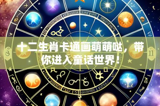 十二生肖卡通画萌萌哒,带你进入童话世界!