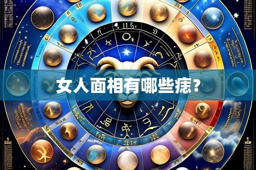 女人面相有哪些痣？