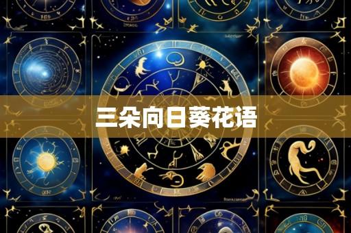 三朵向日葵花语