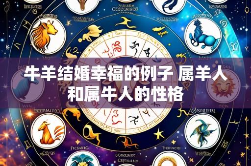 牛羊结婚幸福的例子 属羊人和属牛人的性格