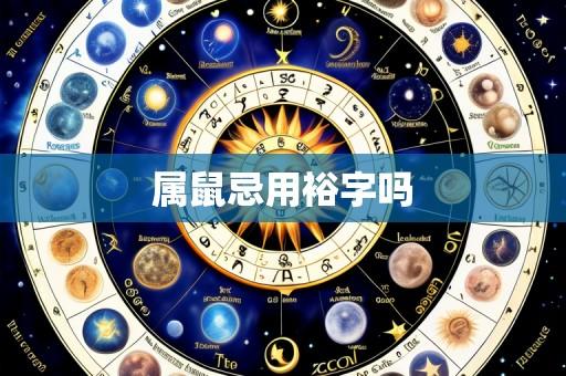 属鼠忌用裕字吗