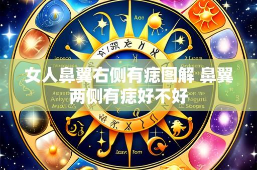 女人鼻翼右侧有痣图解 鼻翼两侧有痣好不好