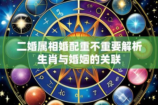 二婚属相婚配重不重要解析生肖与婚姻的关联