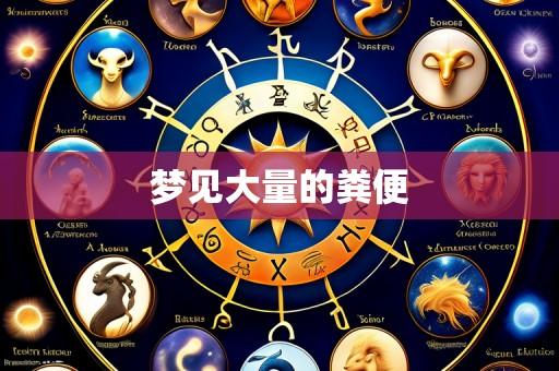 梦见大量的粪便