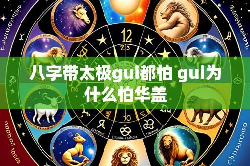 八字带太极gui都怕 gui为什么怕华盖