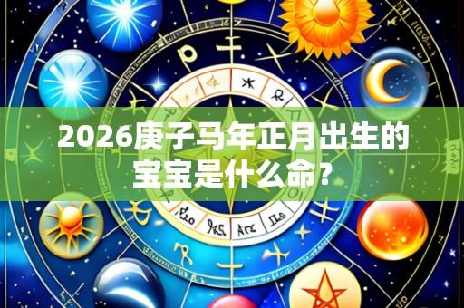 2026庚子马年正月出生的宝宝是什么命？