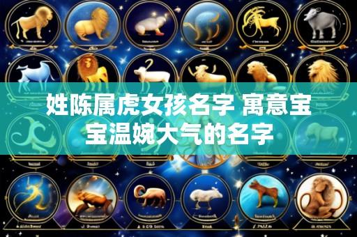 姓陈属虎女孩名字 寓意宝宝温婉大气的名字