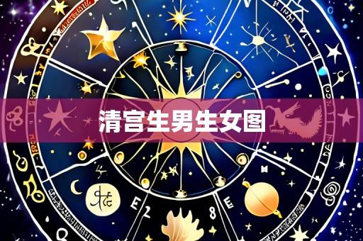 清宫生男生女图
