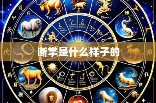 断掌是什么样子的