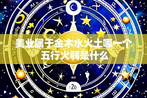 美业属于金木水火土哪一个 五行火弱是什么