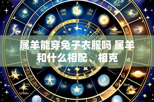 属羊能穿兔子衣服吗 属羊和什么相配、相克