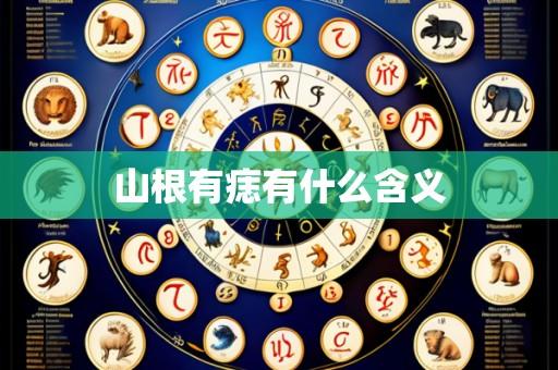 山根有痣有什么含义