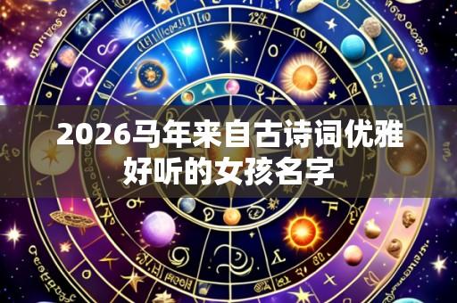 2026马年来自古诗词优雅好听的女孩名字