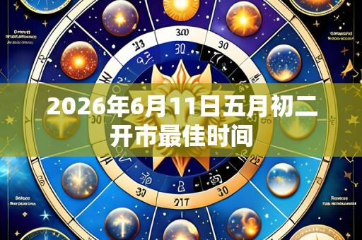 2026年6月11日五月初二开市最佳时间