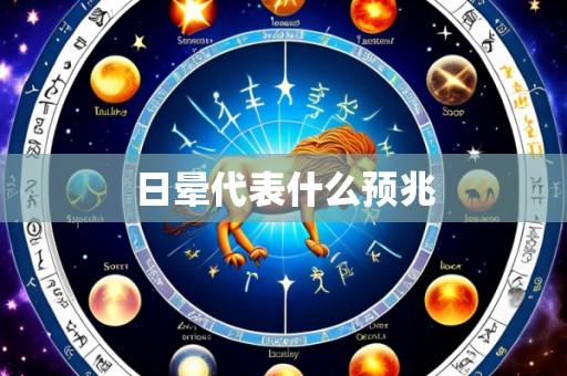 日晕代表什么预兆