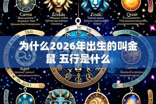 为什么2026年出生的叫金鼠 五行是什么