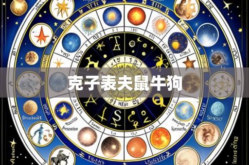 克子表夫鼠牛狗