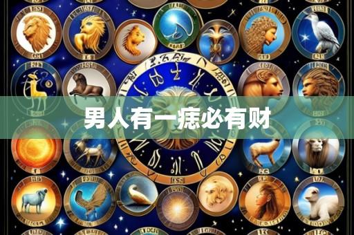 男人有一痣必有财