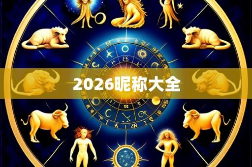 2026昵称大全