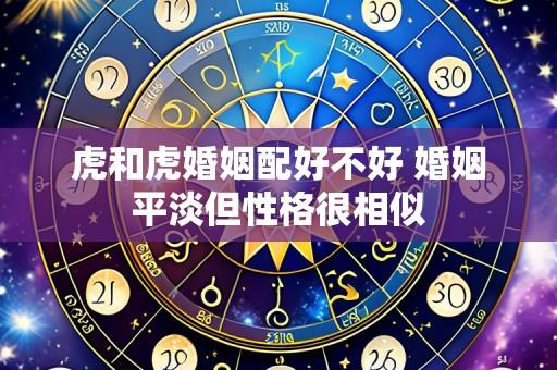 虎和虎婚姻配好不好 婚姻平淡但性格很相似