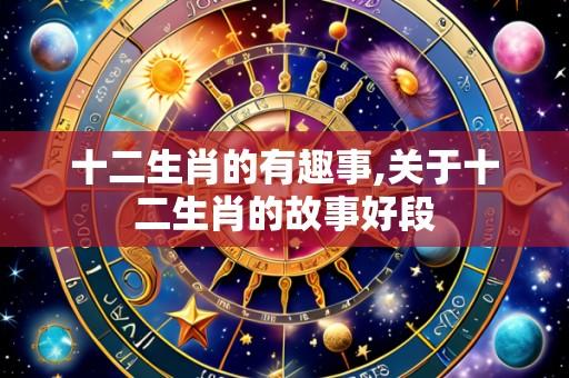十二生肖的有趣事,关于十二生肖的故事好段