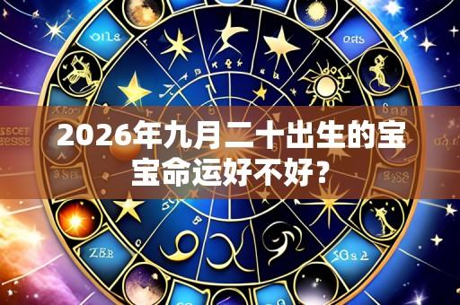 2026年九月二十出生的宝宝命运好不好？