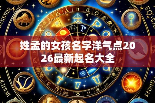姓孟的女孩名字洋气点2026最新起名大全