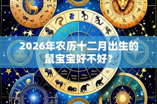 2026年农历十二月出生的鼠宝宝好不好？