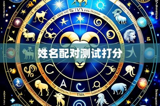 姓名配对测试打分