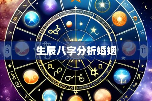 生辰八字分析婚姻