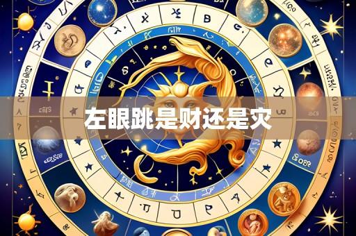 左眼跳是财还是灾