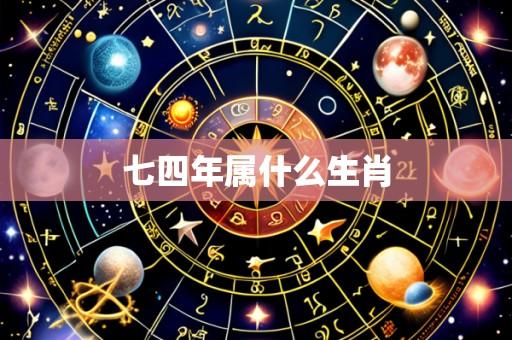七四年属什么生肖