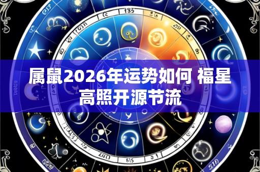 属鼠2026年运势如何 福星高照开源节流