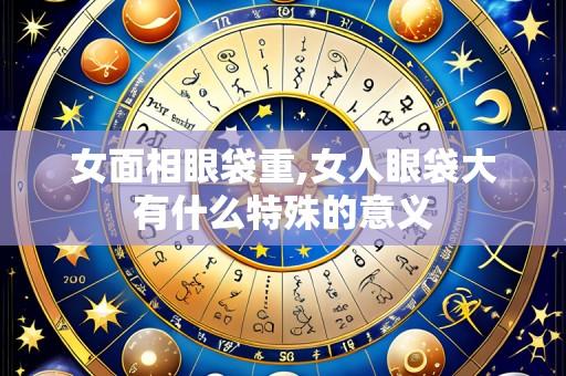女面相眼袋重,女人眼袋大有什么特殊的意义