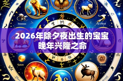 2026年除夕夜出生的宝宝 晚年兴隆之命
